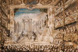 Armide at the Palais-Royal Opera House by Gabriel de Saint-Aubin

