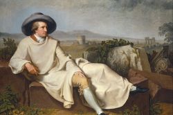Goethe in the Roman Campagna by Johann Heinrich Wilhelm Tischbein

