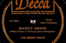 Mairzy Doats by The Merry Macs

