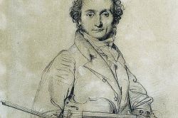 Niccolo Paganini by Jean-Auguste-Dominique Ingres

