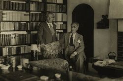 Ottorino Respighi and Claudio Guastalla by Archivio Storico Ricordi

