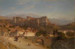 The Hill of the Alhambra, Granada by Samuel Colman


